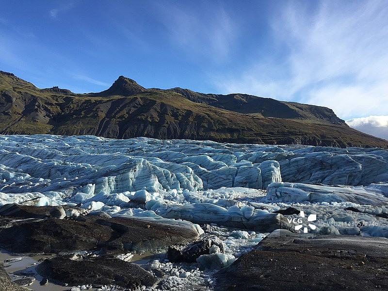 冰岛融化的浮冰图片素材