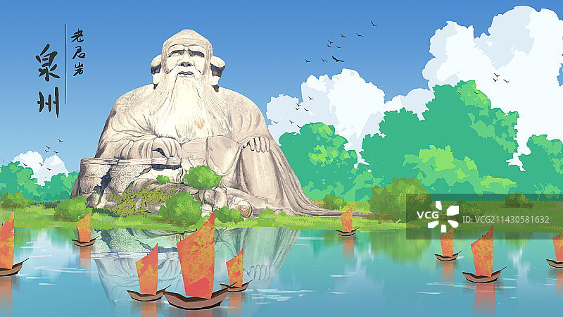 泉州老君岩图片素材