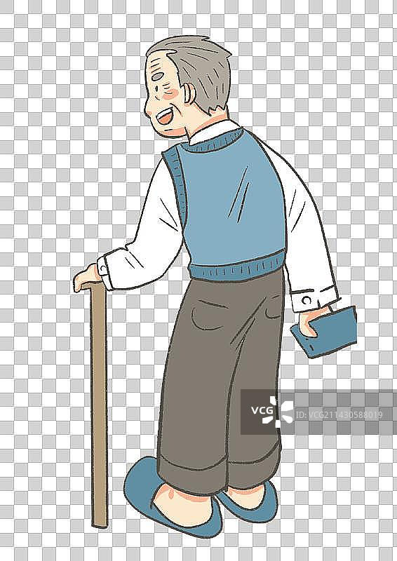 保障幸福老年生活图片素材