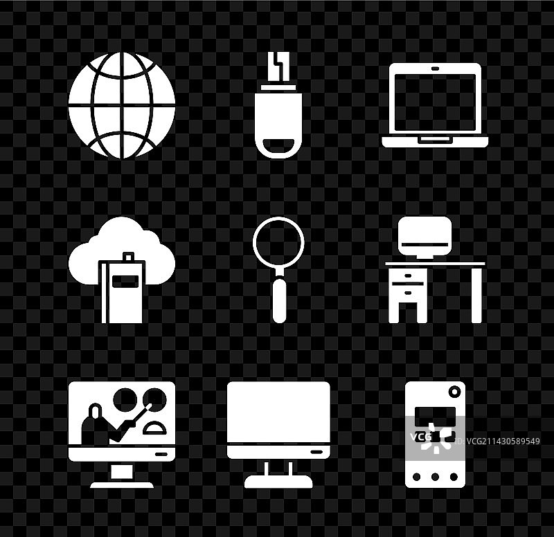 社交网络U盘笔记本电脑素材图片素材