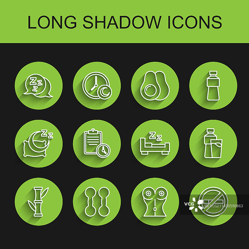 竹子哑铃、困倦的女人和腰部线条图片素材