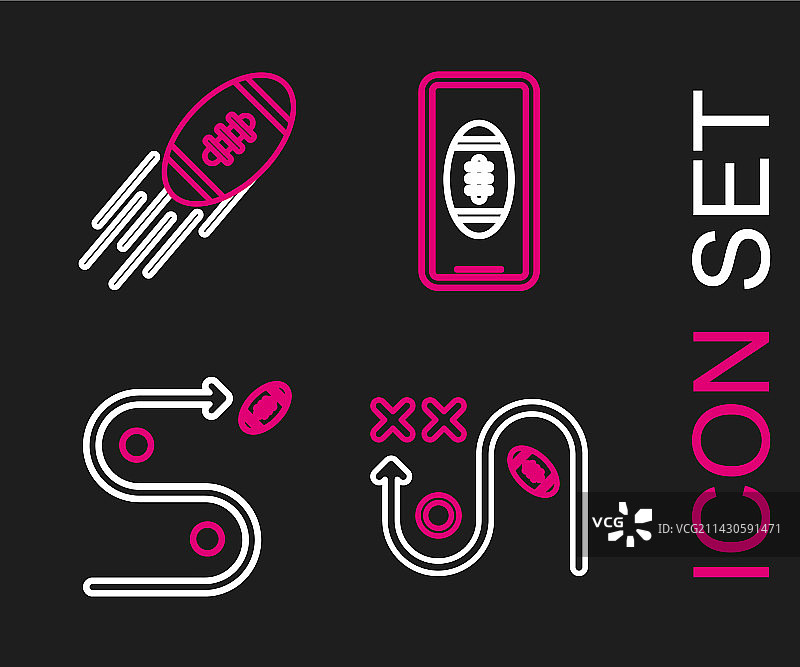 智能手机规划策略概念线条图片素材