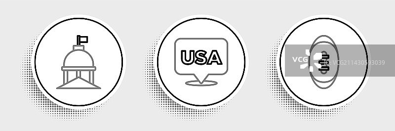 美式橄榄球与白宫图片素材