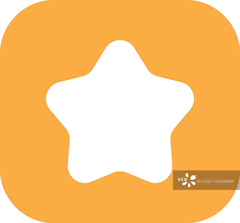 扁平风星星按钮图片素材