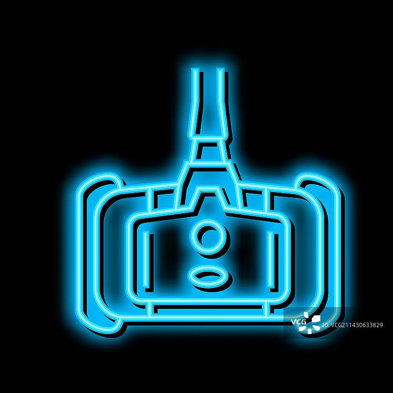 笔刷霓虹发光图标图片素材