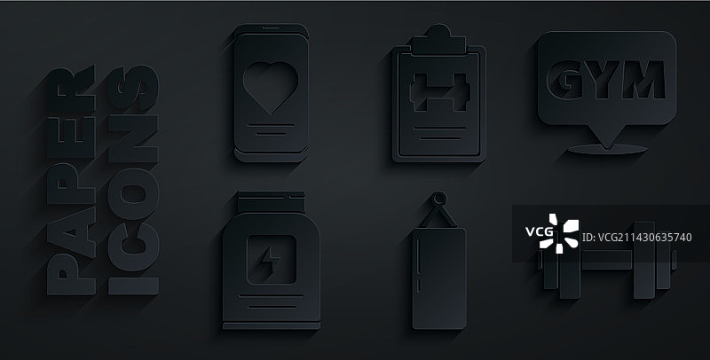 拳击沙袋健身房运动营养品场景图片素材