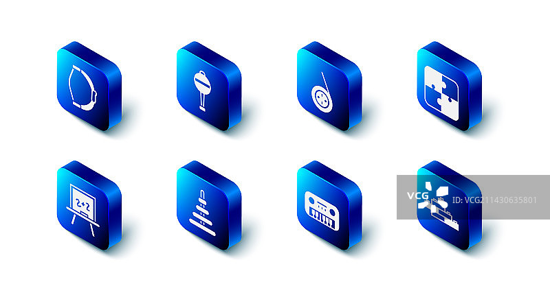 拨浪鼓婴儿玩具溜溜球拼图玩具合集图片素材