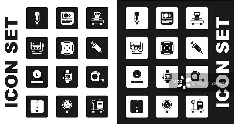 带面积测量万用表的比例尺套装图片素材