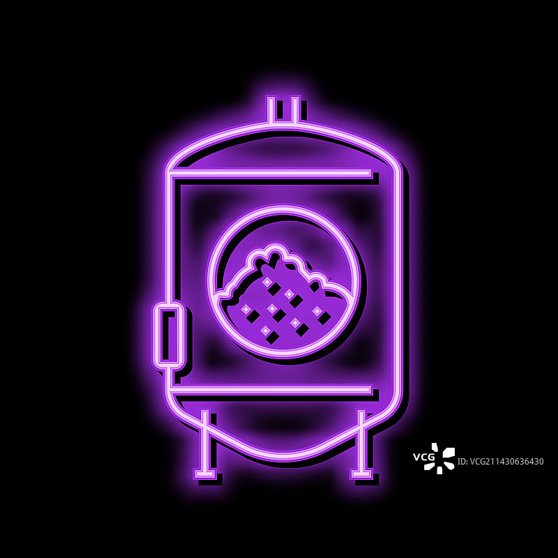 酵母啤酒生产彩色图标图片素材