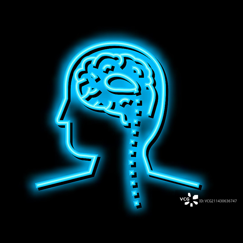 分流器插入或修改霓虹灯发光图标图片素材