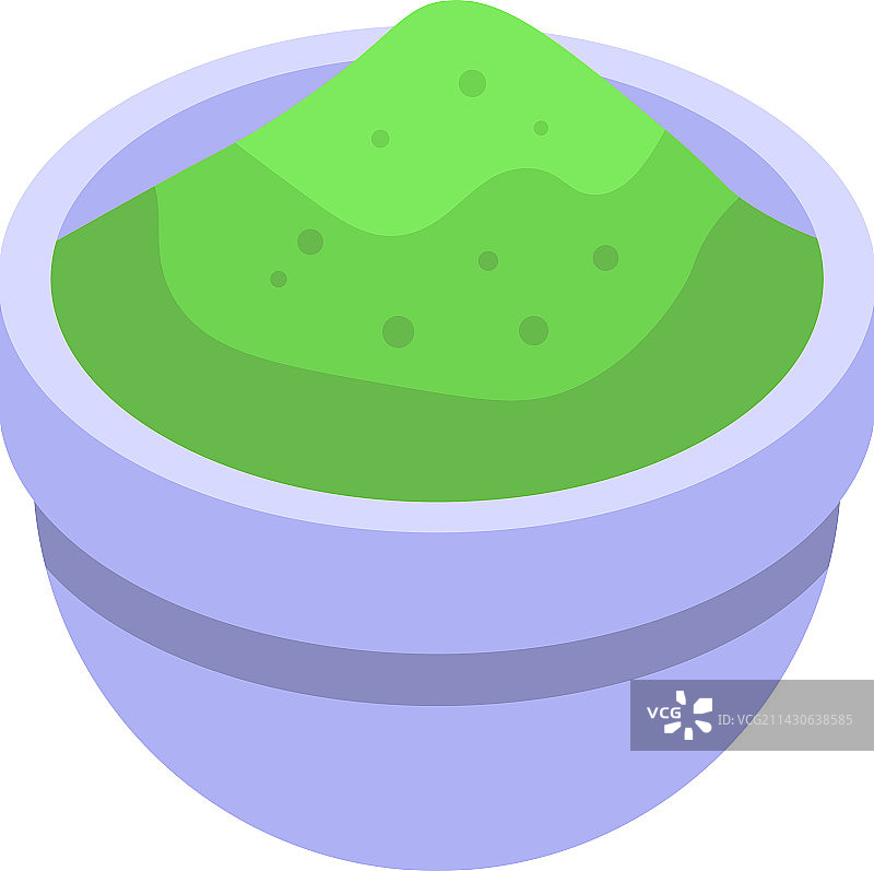 罗勒粉图标2.5D新鲜香草图片素材