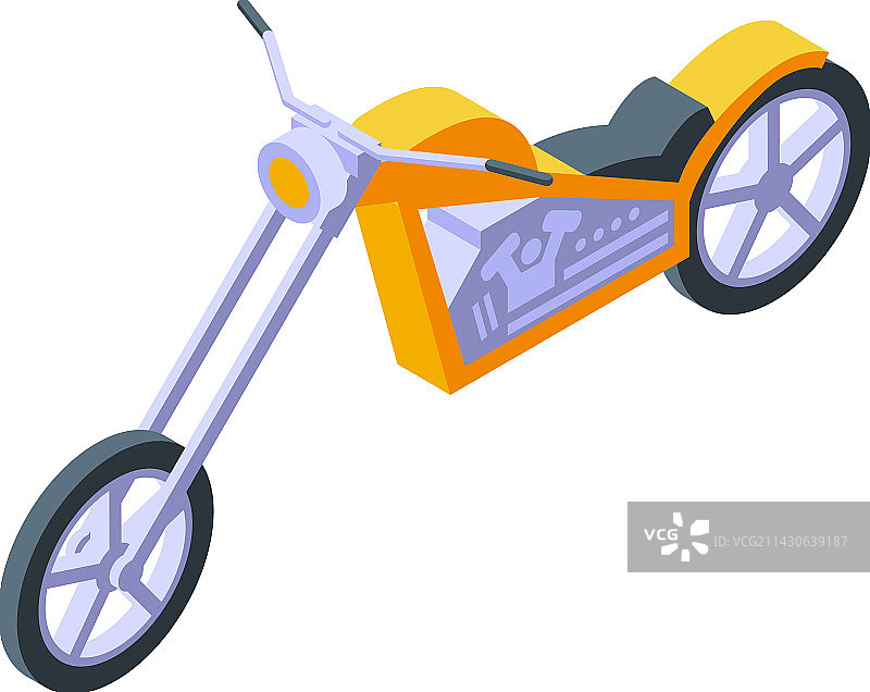 摩托车骑手图标2.5D冒险图片素材