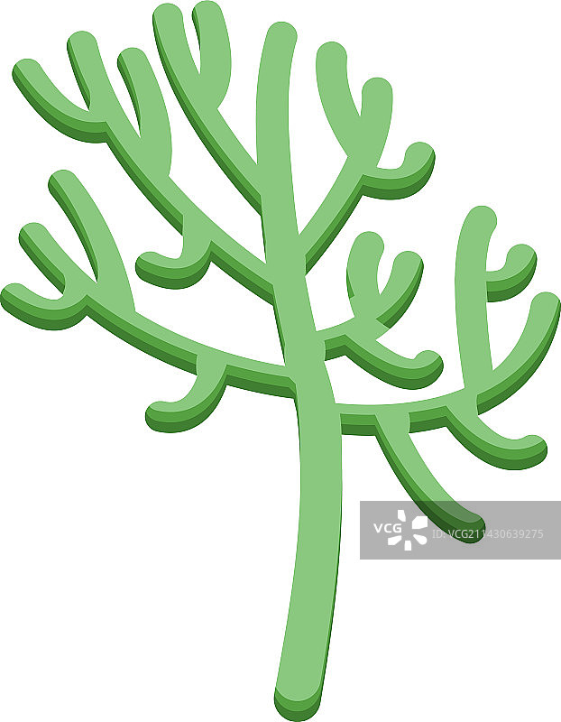 藻类等距海洋草图标图片素材