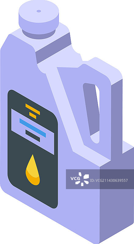 卡车油罐等距图标图片素材