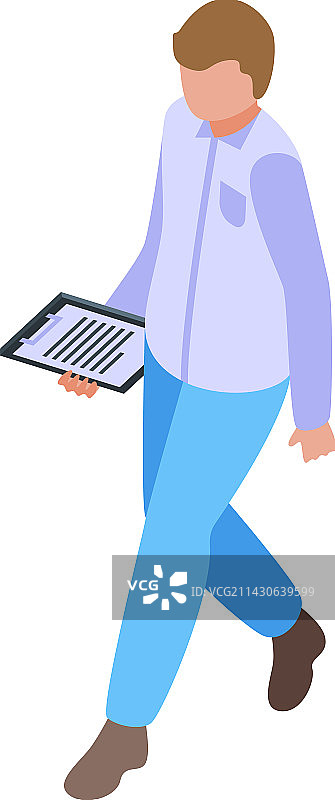 货运工人图标2.5D卡车司机图片素材