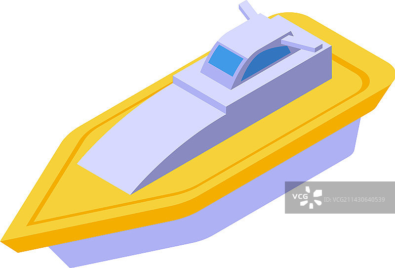 快艇图标2.5D遥控玩具图片素材
