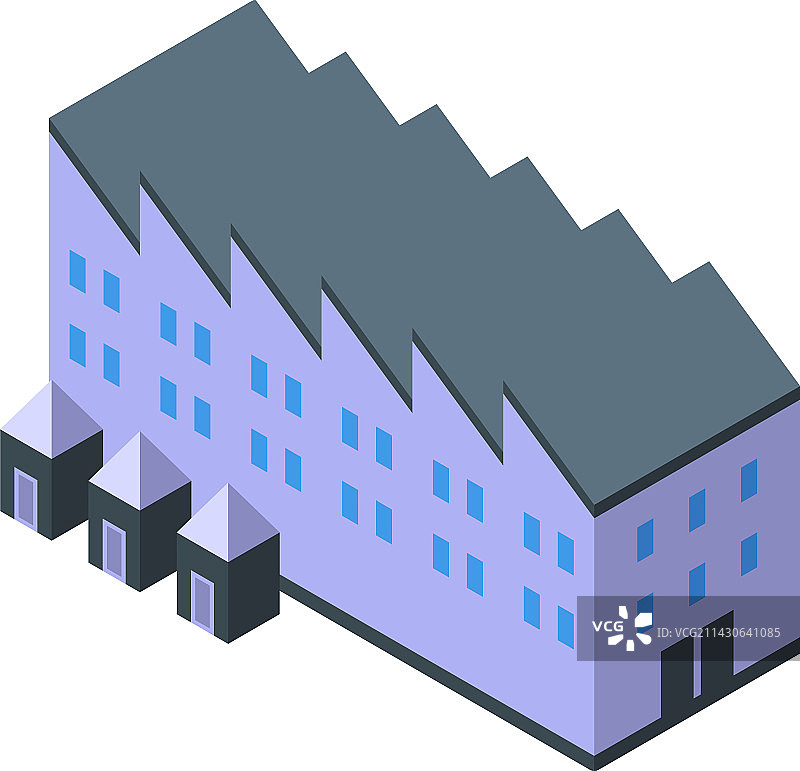 2.5D发电站图标核电站图片素材