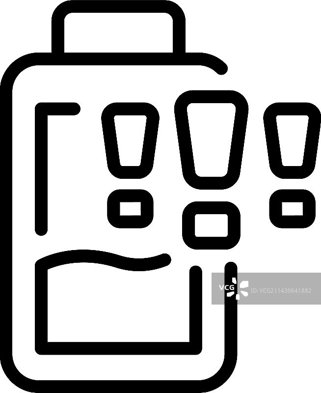 低电量图标轮廓图片素材