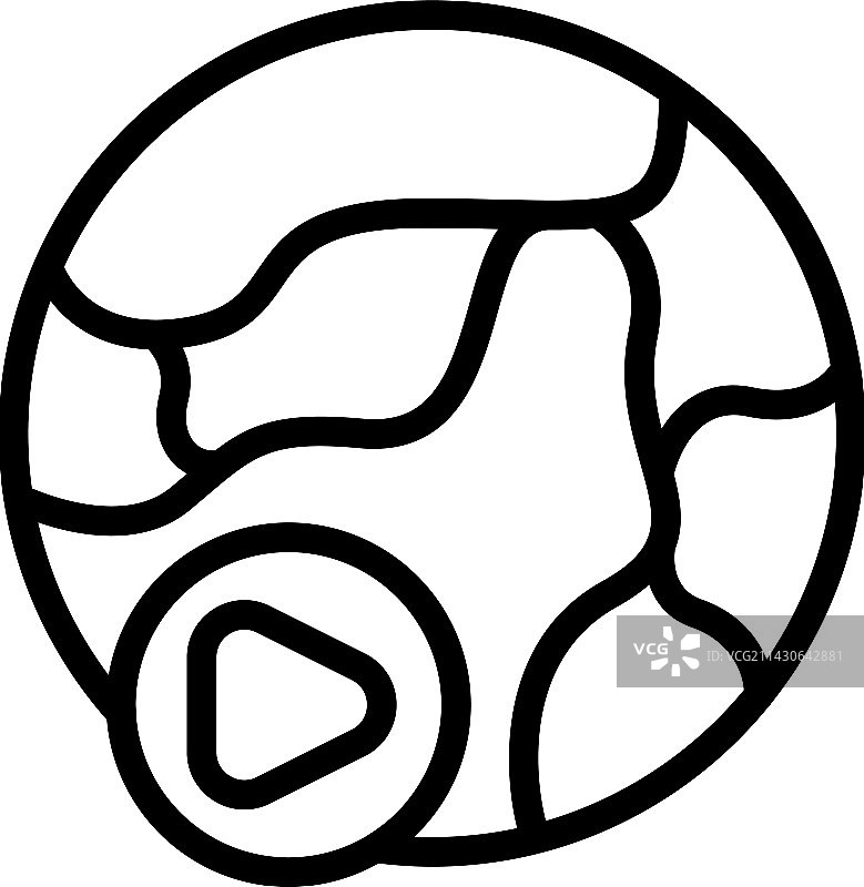 VR星球旅行3D现实图标图片素材