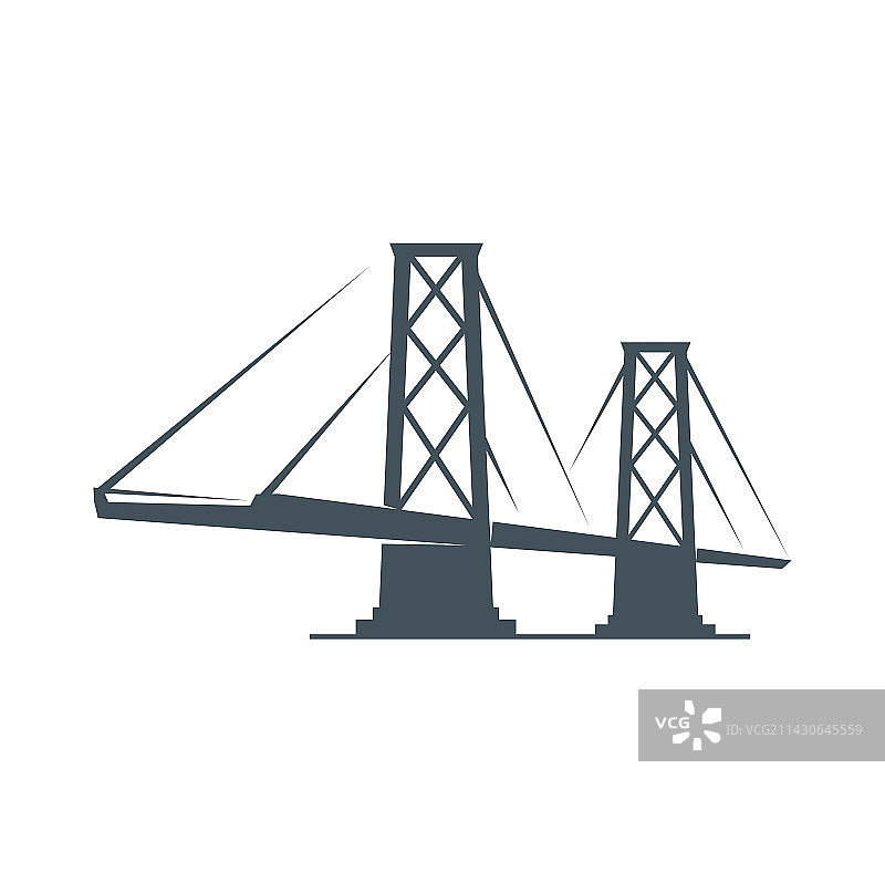桥梁图标：建筑运输图片素材