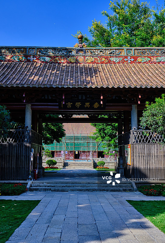 广州农讲所番禺学宫传统中式古建筑图片素材