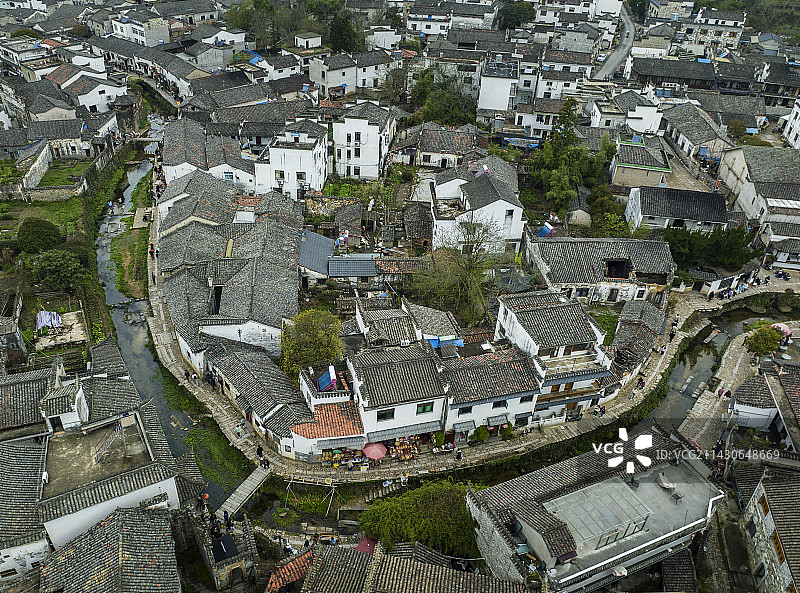 泾县查济古镇图片素材