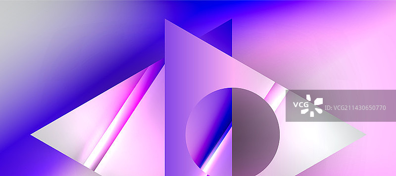 三角形抽象背景与闪亮和光泽图片素材