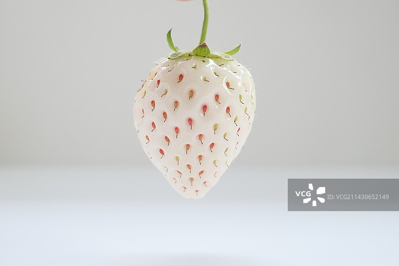 白色草莓图片素材