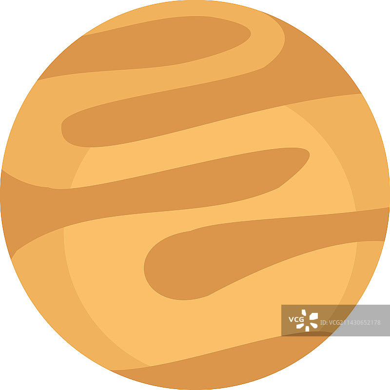 黄色外太空行星图片素材