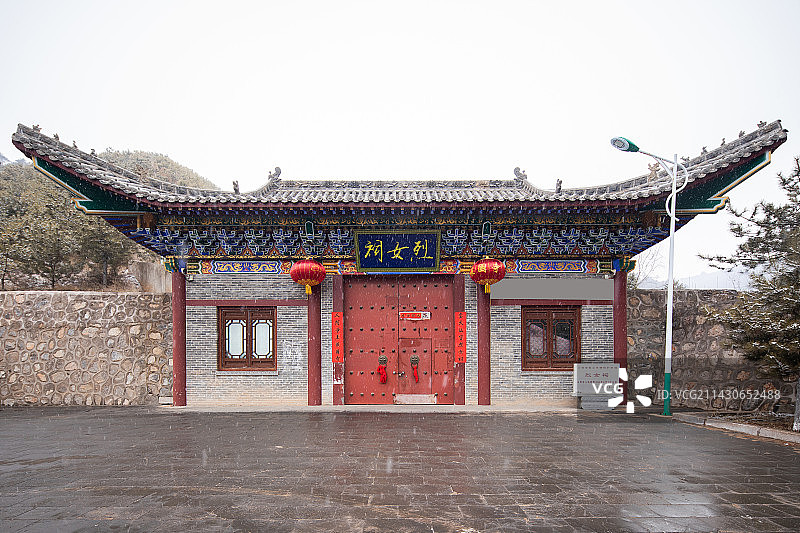 山西省阳泉市盂县报国寺烈女祠图片素材