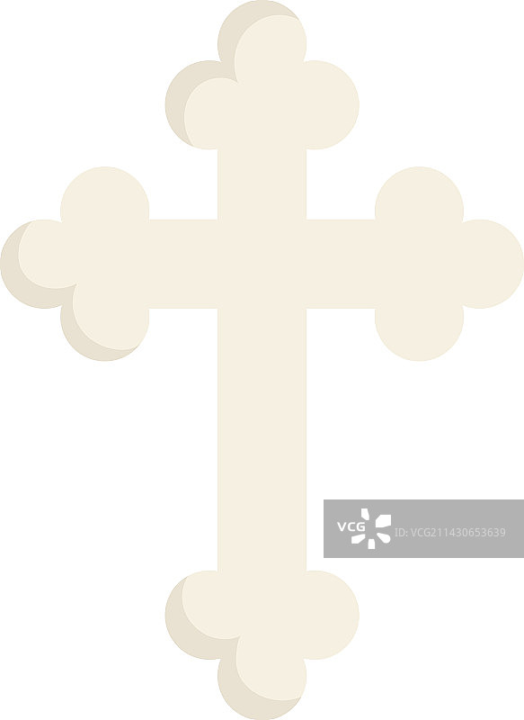 天主教白色十字架图片素材