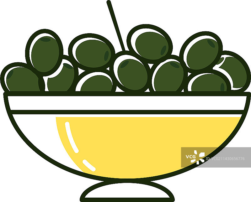 碗中的橄榄籽图片素材