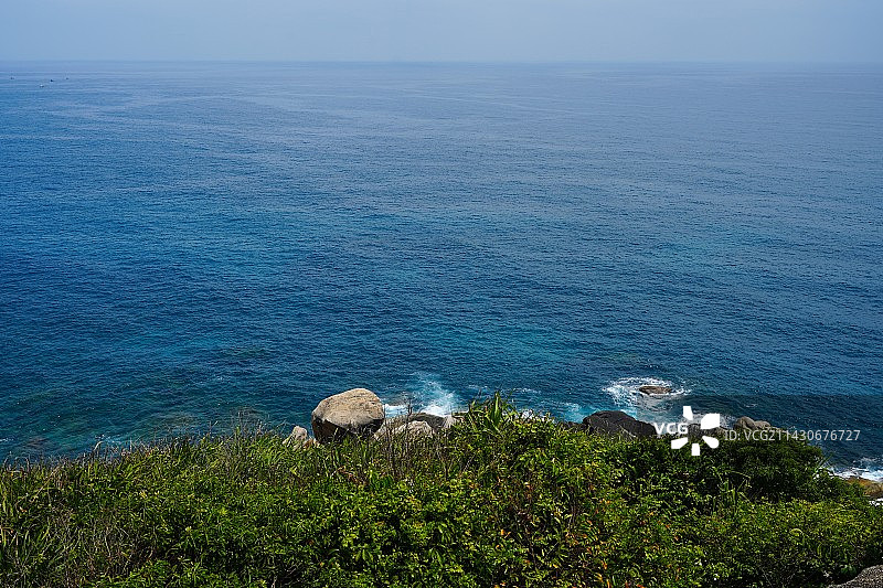 三亚蜈支洲岛的旅游观光风景图片素材