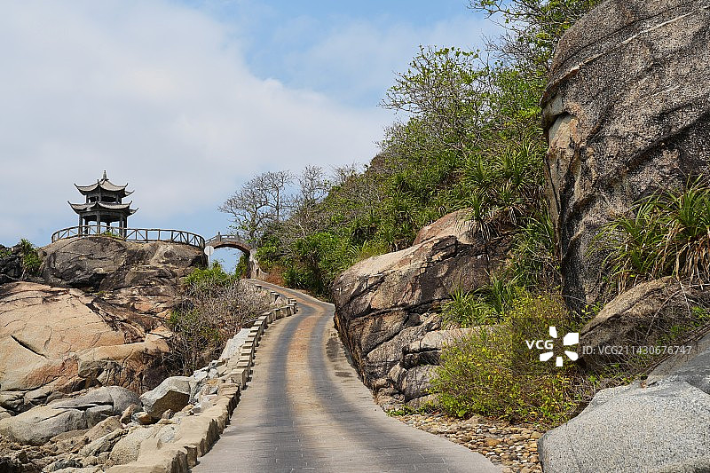 三亚蜈支洲岛的旅游观光风景图片素材