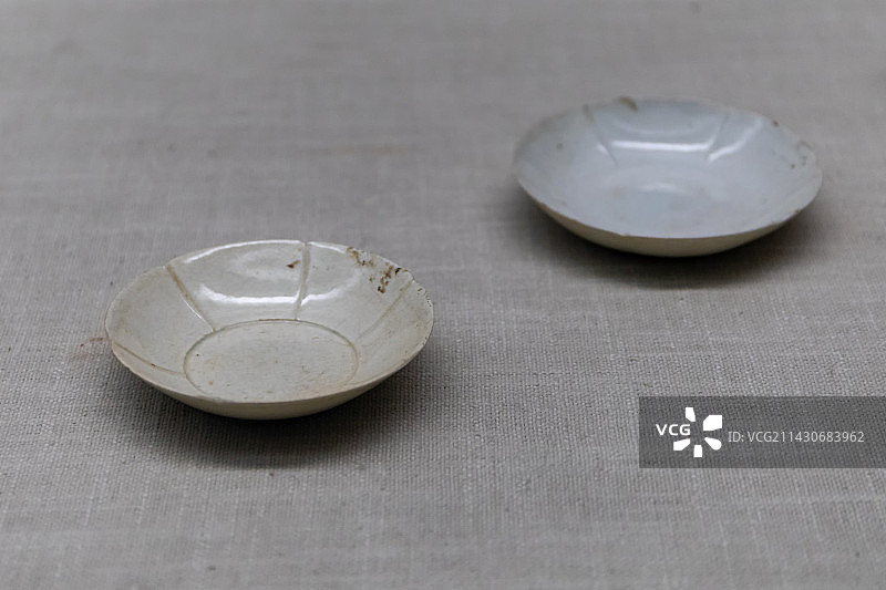 宋青白釉瓷茶碟 镇江博物馆图片素材