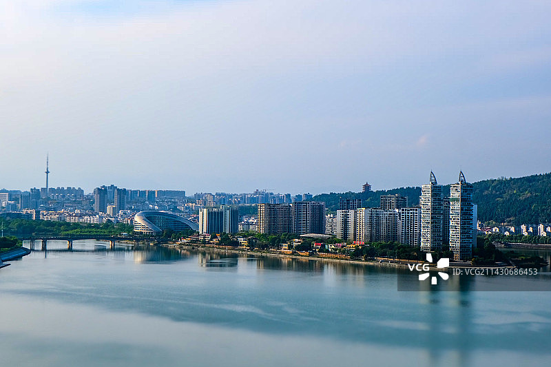 四川省绵阳市三江湖旅游景区图片素材