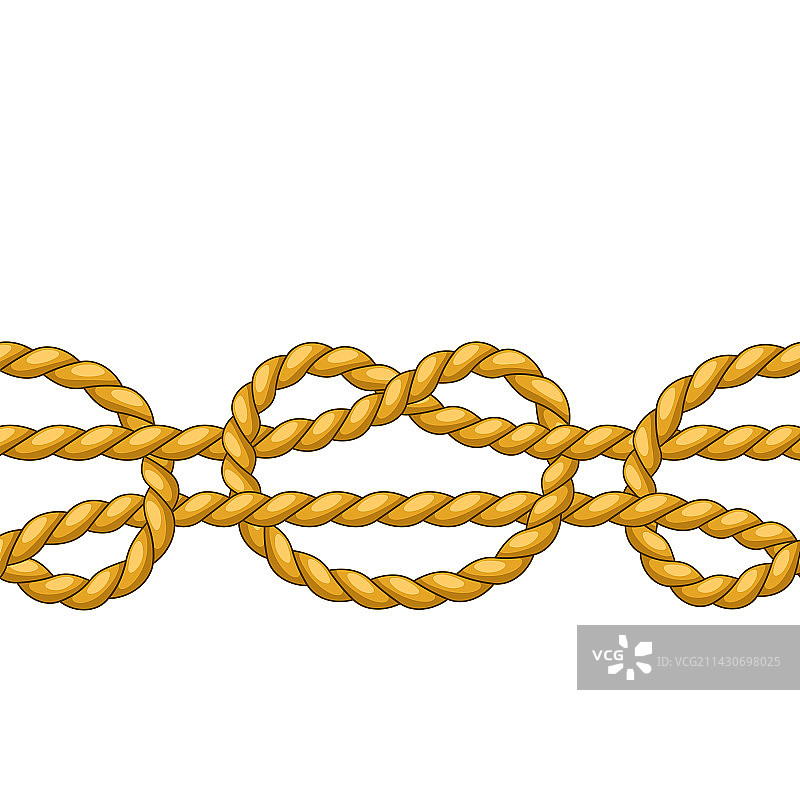 黄麻绳结航海无缝图案图片素材