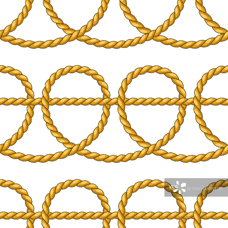 黄麻绳结航海无缝图案图片素材