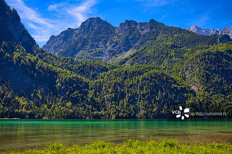 国王湖图片素材