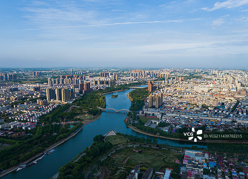 航拍漯河图片素材