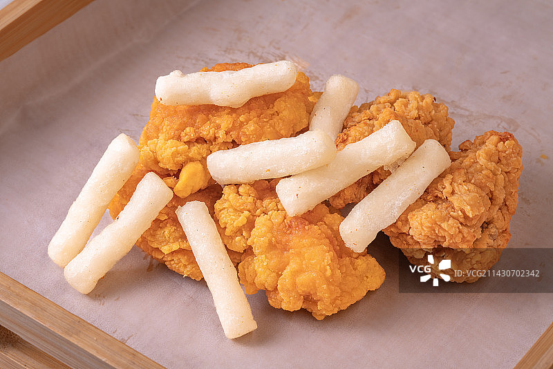 炸鸡店菜品菜谱图片素材