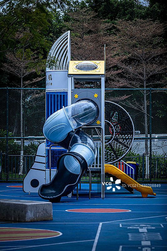 户外儿童乐园图片素材