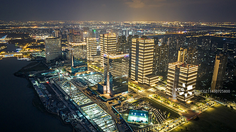 昆山金融街图片素材