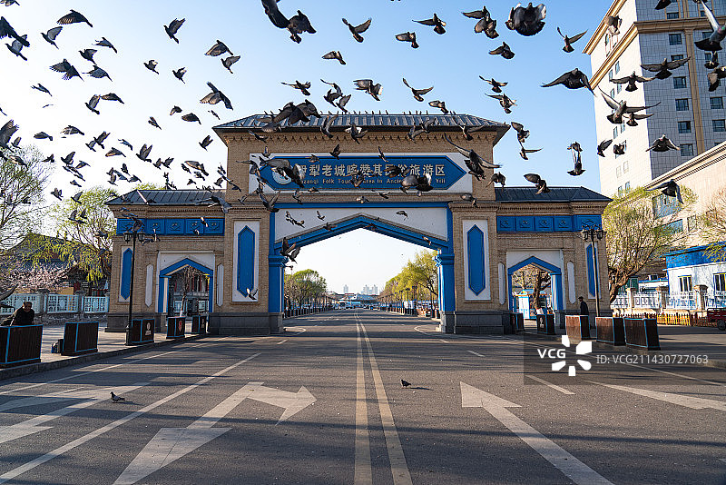 新疆伊宁哈赞其旅游区图片素材