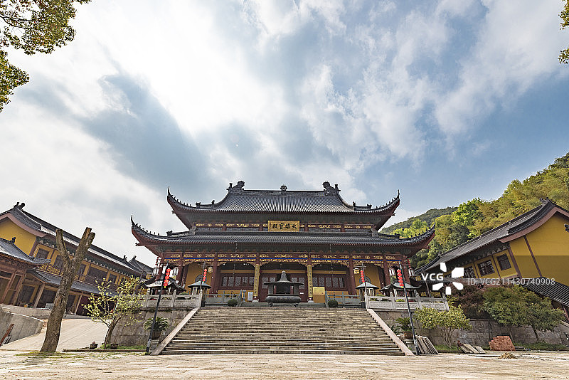 大雄讲寺大雄宝殿图片素材