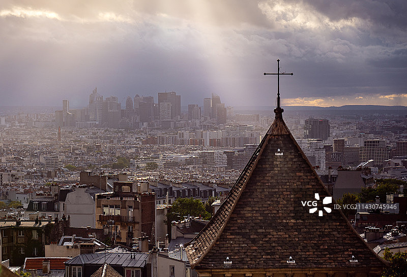 巴黎 远眺图片素材