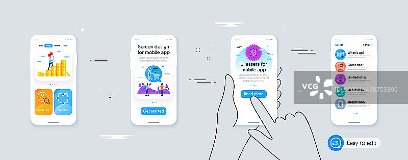 智能手机统计买家思考和用户图片素材
