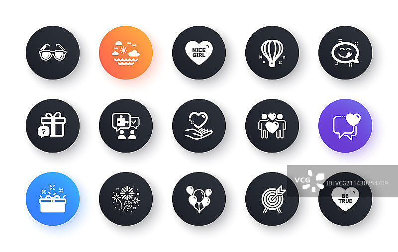 情侣甜蜜微笑极简风图片素材