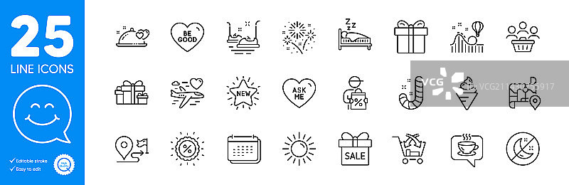 外卖、折扣、咖啡图标合集图片素材