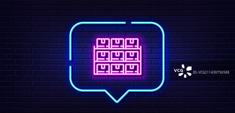 货架箱子线条图标仓库库存标志图片素材